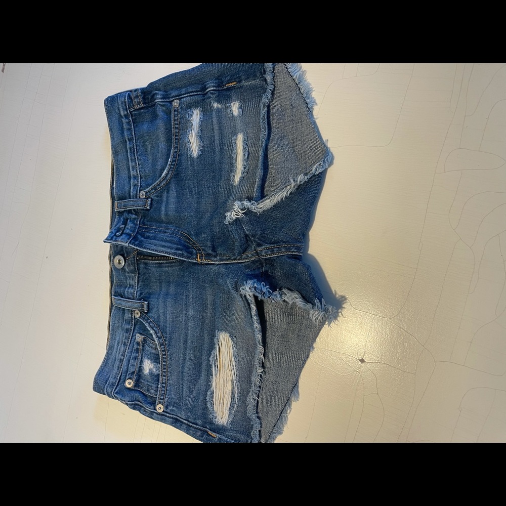 Denim shorts